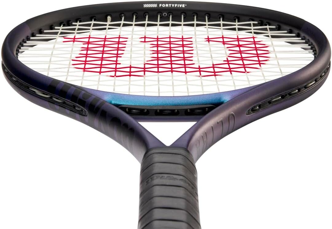 Wilson Raqueta de tenis Ultra v4 100, incluye cuerda de calidad, tamaño de agarre a elección