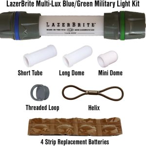 Kit de luz militar Multi Lux AzulVerde Y Kit de luz militar Multi Lux AzulVerde Y