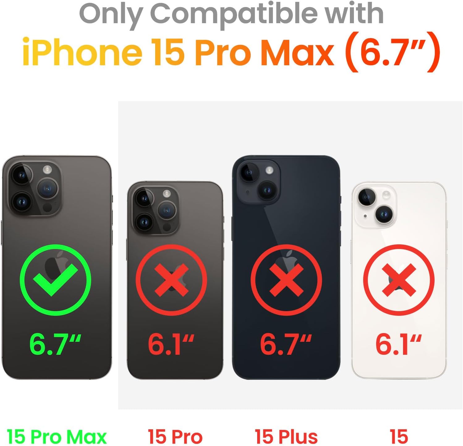 Hi Space Funda para iPhone 15 Pro Max, funda suave y transparente para iPhone 15 Pro Max para mujeres y niñas, funda suave con flores rosas para