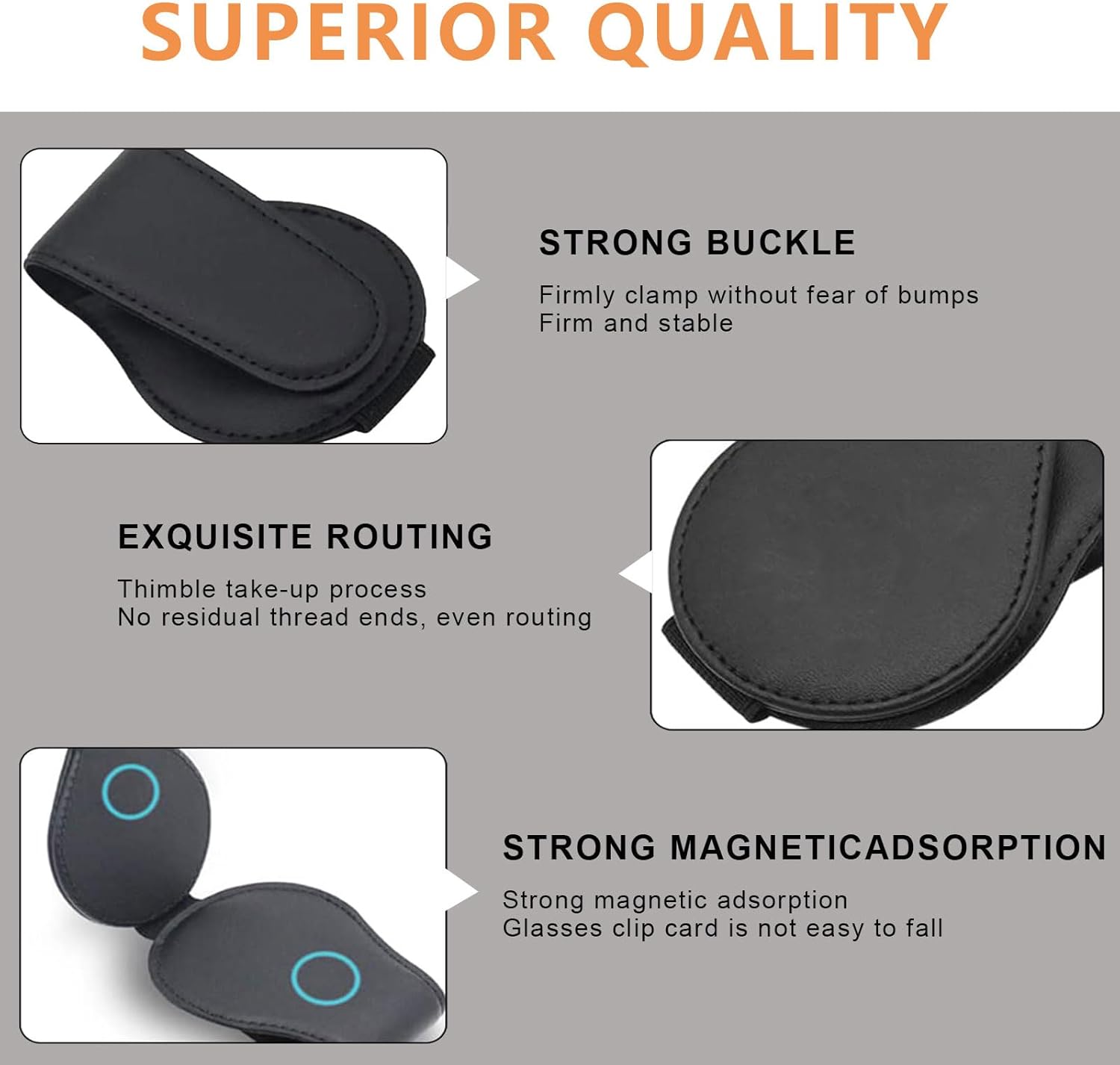 Soporte para gafas de sol para Tesla para coche, visera de cuero, marco de gafas, colgador de gafas, clip para tarjeta de montaje para modelo 3YXS,