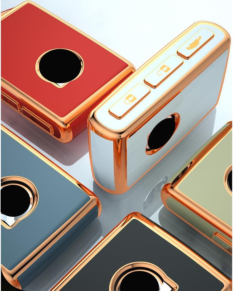 Funda para llavero compatible con Volvo XC40 XC60 S90 TPU suave llavero funda para llaves Accesorios Protector 4 botones