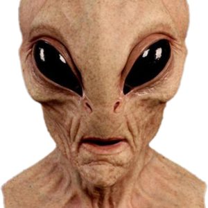 Máscara de alienígena de Halloween, máscara de simulación de alienígena aterradora, decoración de baile de graduación de Máscara de alienígena de Halloween, máscara de simulación de alienígena aterradora, decoración de baile de graduación de
