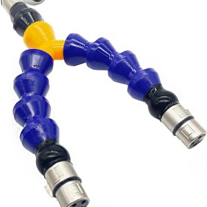 TenFruit Adaptador 3XLR a doble 3XLR con varillas flexibles, accesorio de máquina sexual, doble penetración para consoladores de conector 3XLR TenFruit Adaptador 3XLR a doble 3XLR con varillas flexibles, accesorio de máquina sexual, doble penetración para consoladores de conector 3XLR