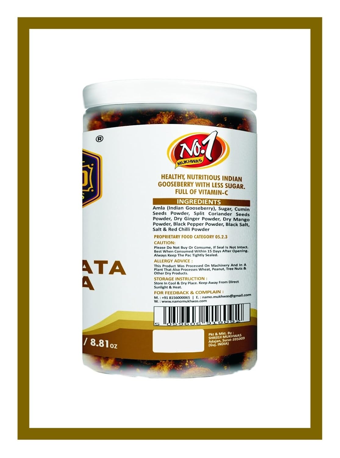 Masala Amla Candy (ambientador de boca)
