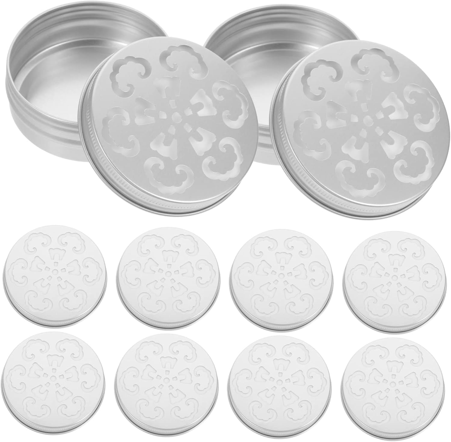 BESTOYARD 20 piezas de caja de aluminio con rosca hueca para café, difusor de decoración de habitación goblincore para el hogar, equipo de