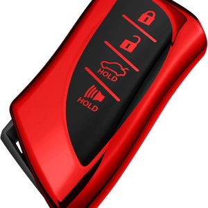 Tukellen Funda para llavero Lexus, funda de protección completa de TPU suave premium para Lexus ES350 ES300h UX200 LS500 LS500H LC500 LC500h llave Tukellen Funda para llavero Lexus, funda de protección completa de TPU suave premium para Lexus ES350 ES300h UX200 LS500 LS500H LC500 LC500h llave