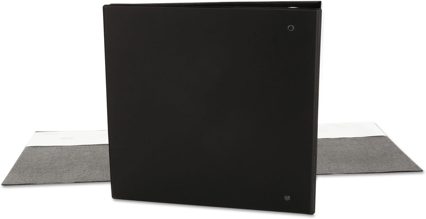 UNV30407 – Carpeta de anillas redondas de vinilo con acabado de gamuza Universal