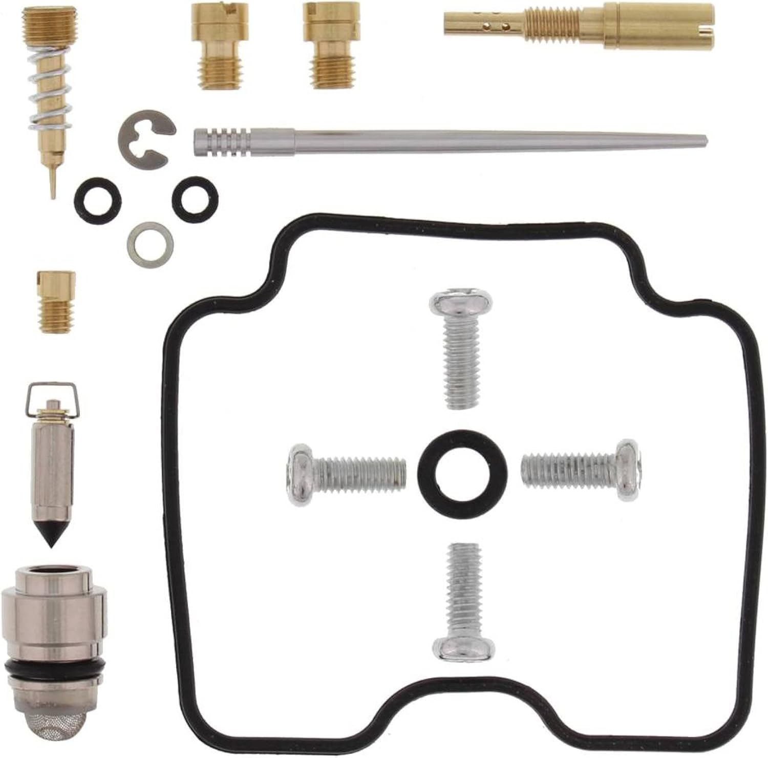 All Balls Racing Kit de reconstrucción de carburador 26-1048 compatible conrepuesto para Can-Am Outlander 400 2003-04, Outlander 400 STD 2×4 2005,