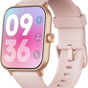 ENOMIR Reloj inteligente para mujeres y hombres con llamada Bluetooth, reloj inteligente con Alexa integrado, monitor de sueño SpO2 de frecuencia ENOMIR Reloj inteligente para mujeres y hombres con llamada Bluetooth, reloj inteligente con Alexa integrado, monitor de sueño SpO2 de frecuencia