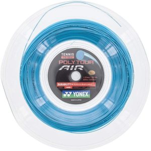 YONEX Polytour Air 125 – Carrete de cuerda para tenis, color azul cielo YONEX Polytour Air 125 – Carrete de cuerda para tenis, color azul cielo