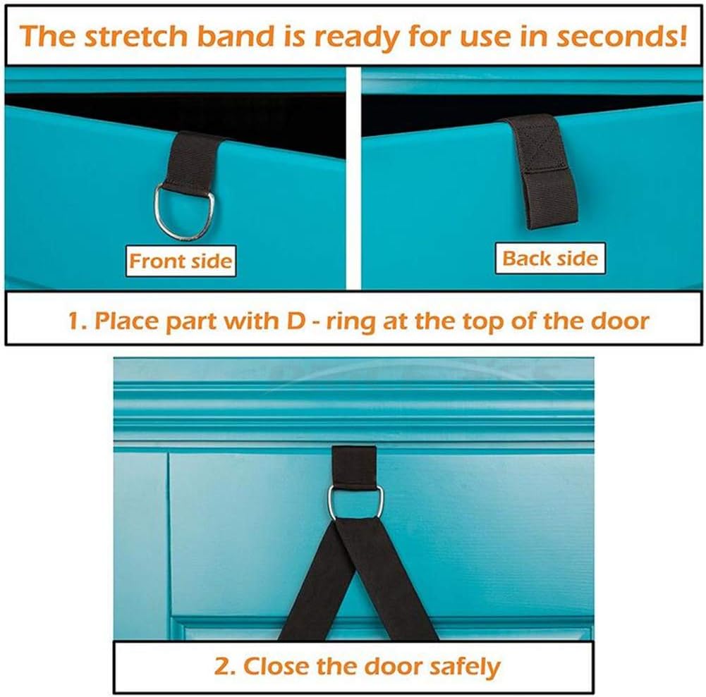Banda elástica de piernas  para mejorar el estiramiento de piernas  Fácil de instalar en la puerta  Equipo perfecto para el hogar, ballet, danza y