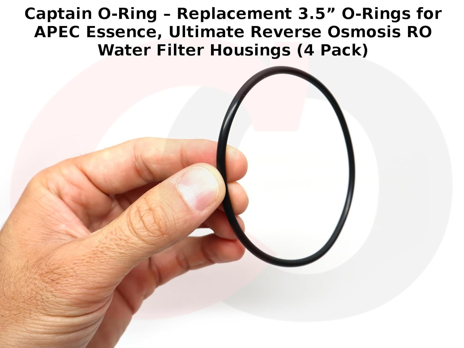 Captain O-Ring Juntas tóricas de repuesto de 3.5 pulgadas para APEC Essence, carcasa de filtro de agua RO de ósmosis inversa definitiva (paquete de