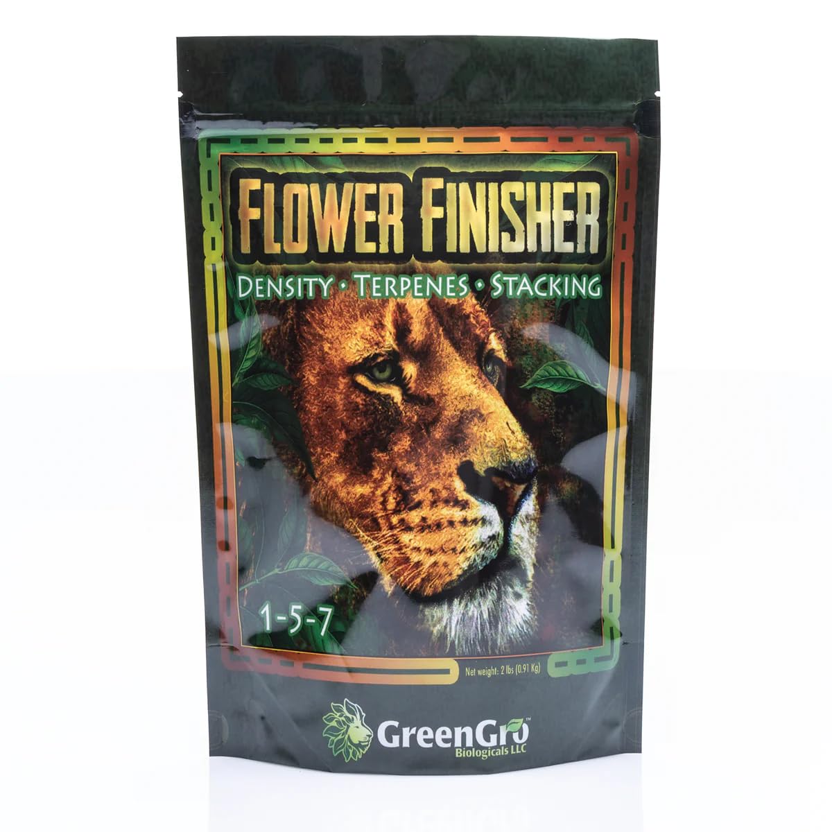 GreenGro Flower Finisher – Fertilizante orgánico NPK y potenciador de floración grande para plantas en flornutrientes ideales para maximizar los