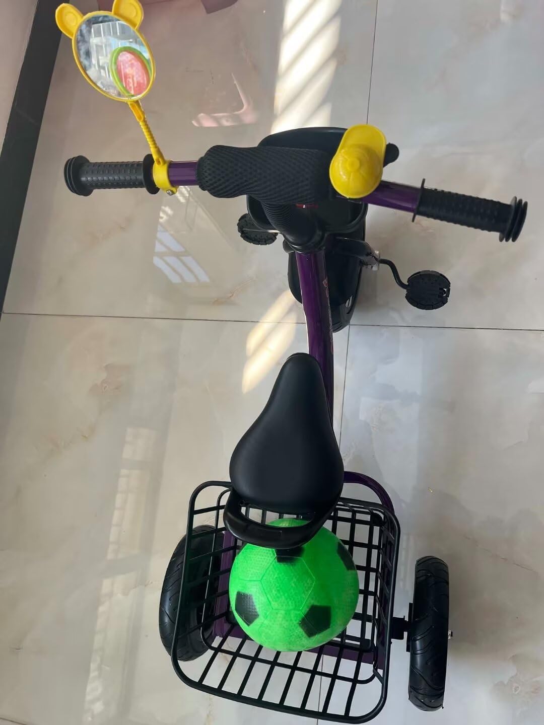 Triciclos para niños pequeños de 3 a 5 años, triciclos para exteriores con cesta de plástico trasera grande, conducción independiente pequeña de 3