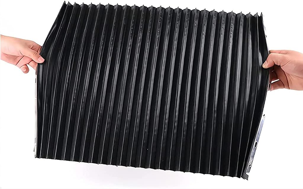 Fresadora herramienta plegable acordeón cubierta protectora de goma contra el polvo 15.7×23.6 in15.75×23.62 pulgadas para 3 # 4 # 4 parte de la