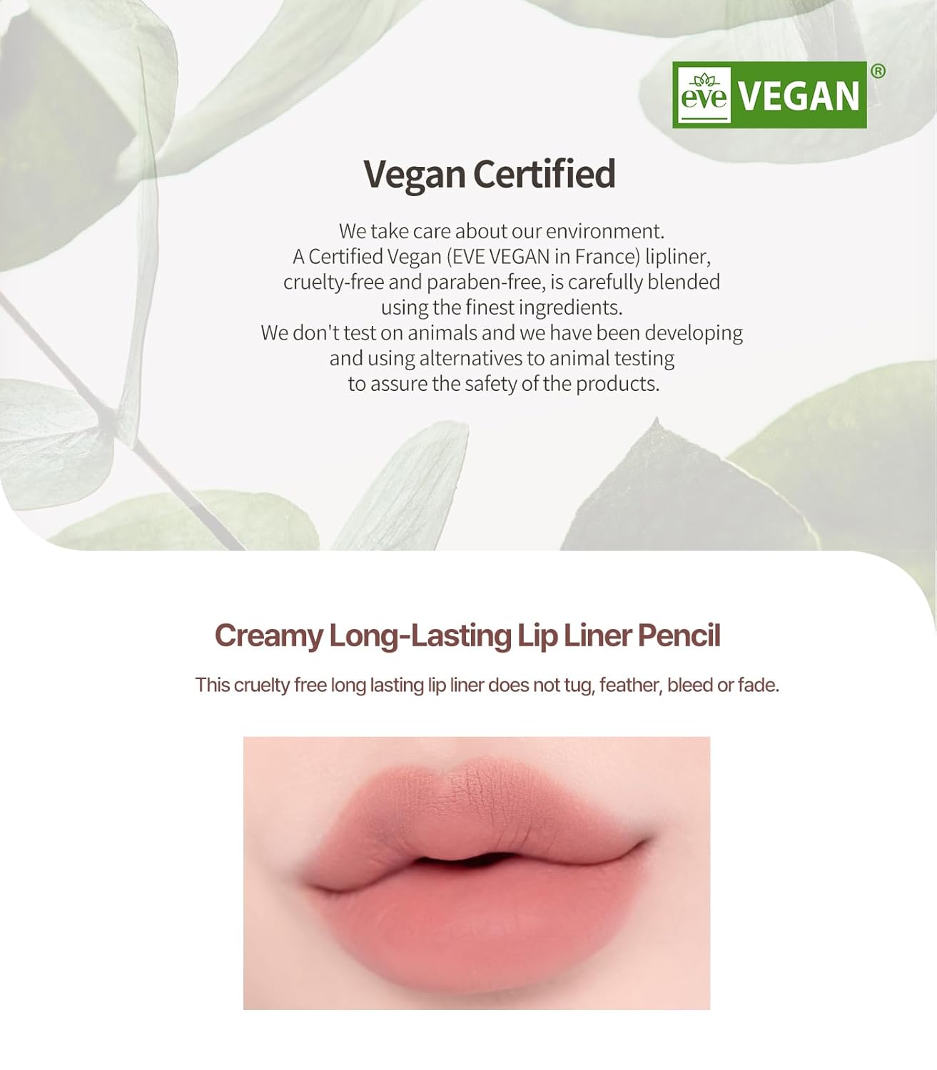 Heart Percent Dote On Mood Lápiz labial, lápiz labial cremoso de larga duración, delineador de color liso, lápiz labial retráctil 0.03 oz, 06. Color
