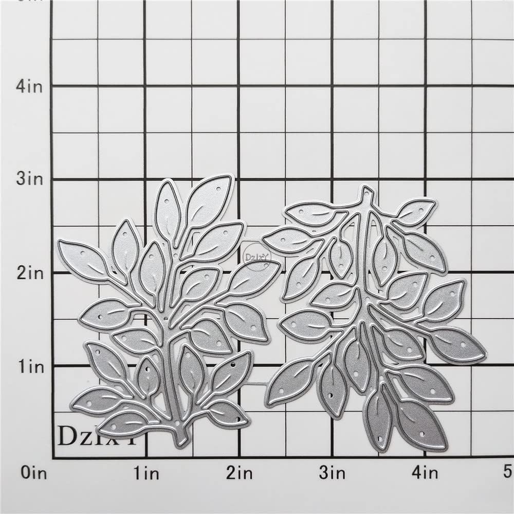 DzIxY Troqueles de corte de metal de dos hojas para hacer tarjetas, papel de relieve, troquelados, plantillas de máquina de álbumes de recortes,
