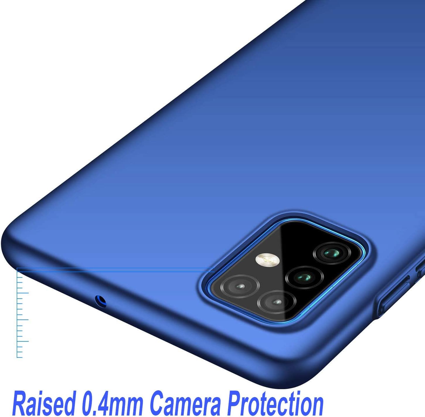 Funda protectora delgada para Samsung Galaxy A51 4G, protección contra arañazos, deslizamiento, caída, huellas dactilares, mate, para Samsung Galaxy
