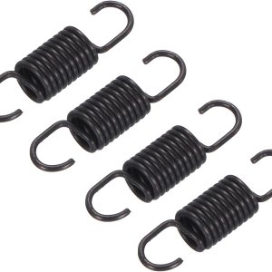 MECCANIXITY Muelle de puerta para horno de microondas, resorte universal de aluminio, 0.276 in, compatible con estufa de horno, negro, 4 unidades MECCANIXITY Muelle de puerta para horno de microondas, resorte universal de aluminio, 0.276 in, compatible con estufa de horno, negro, 4 unidades