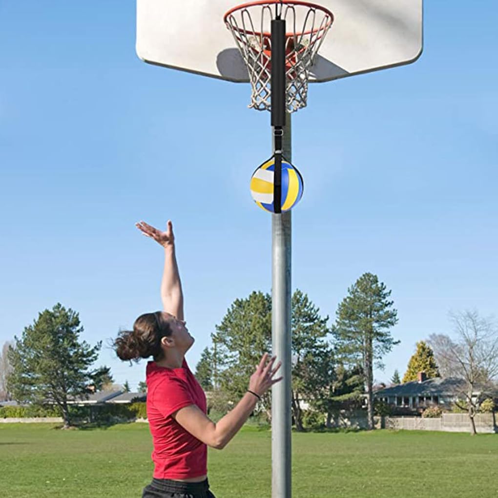 Tobefore Entrenador de picos de voleibol, sistema de entrenamiento de púas de voleibol para aro de baloncesto, entrenamiento mejora el servicio,