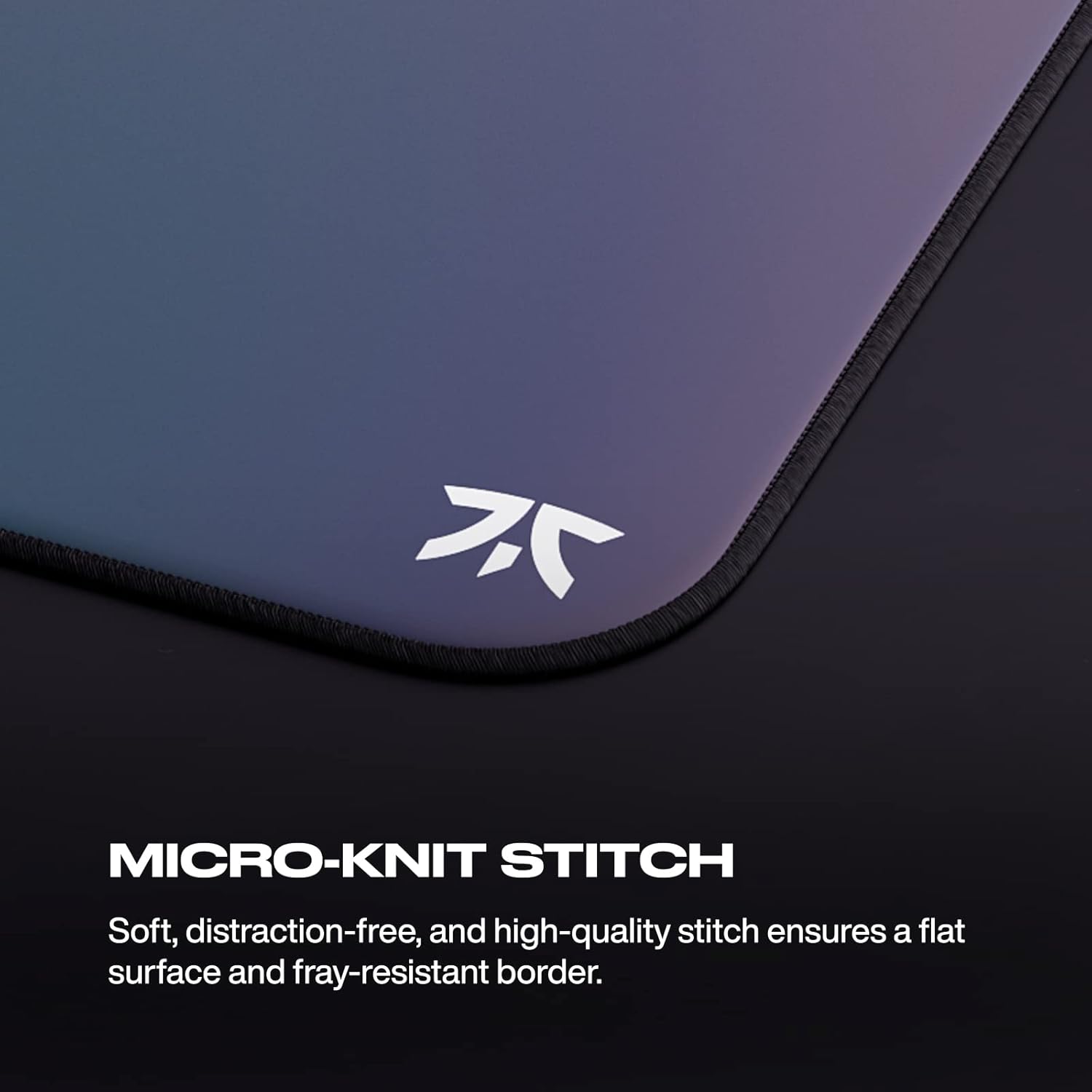 Fnatic Jet XL Pro – Alfombrilla de mouse para videojuegos para deportes electrónicos, superficie impermeable de velocidad, bordes cosidos y base de