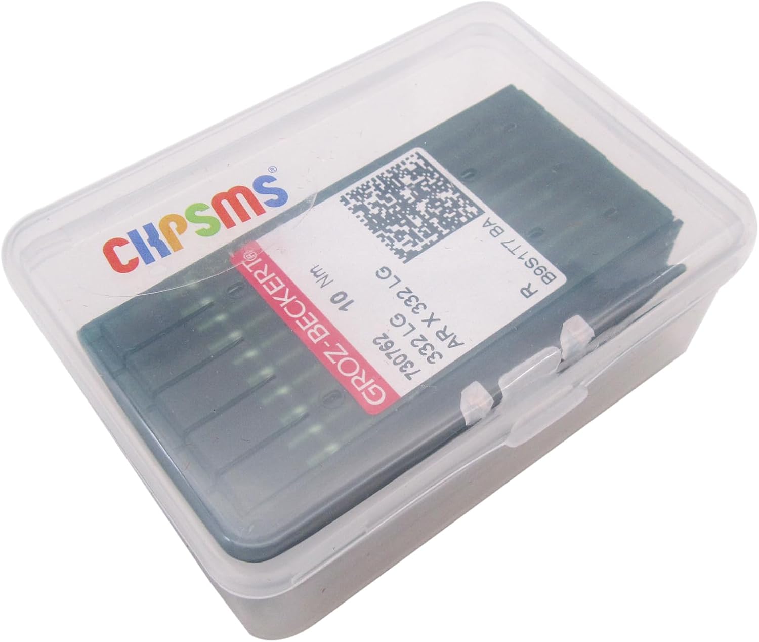 GROZ-BECKERT Aguja en caja de plástico transparente ckpsms – 50 agujas Groz-Beckert 332 LG ARX332 LG para máquina de parches de zapatos compatibles
