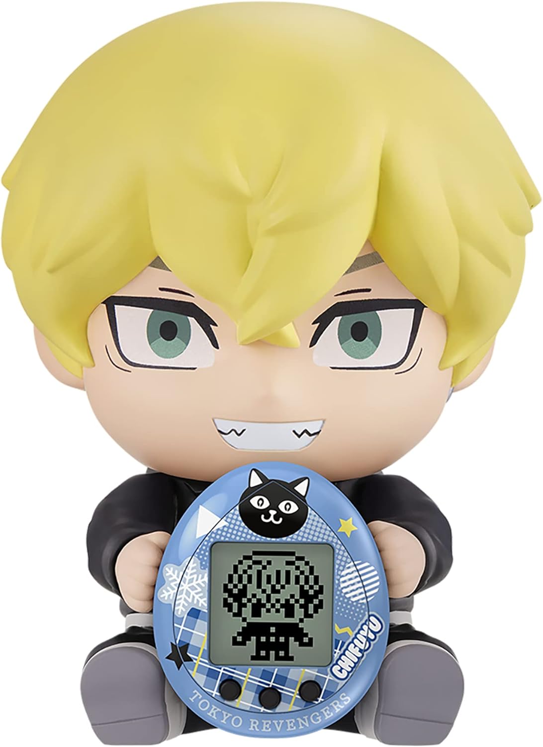 Tamagotchi Nano x Tokyo Revengers – Figura de vinilo Chifuyu, HugmyTamagotchi