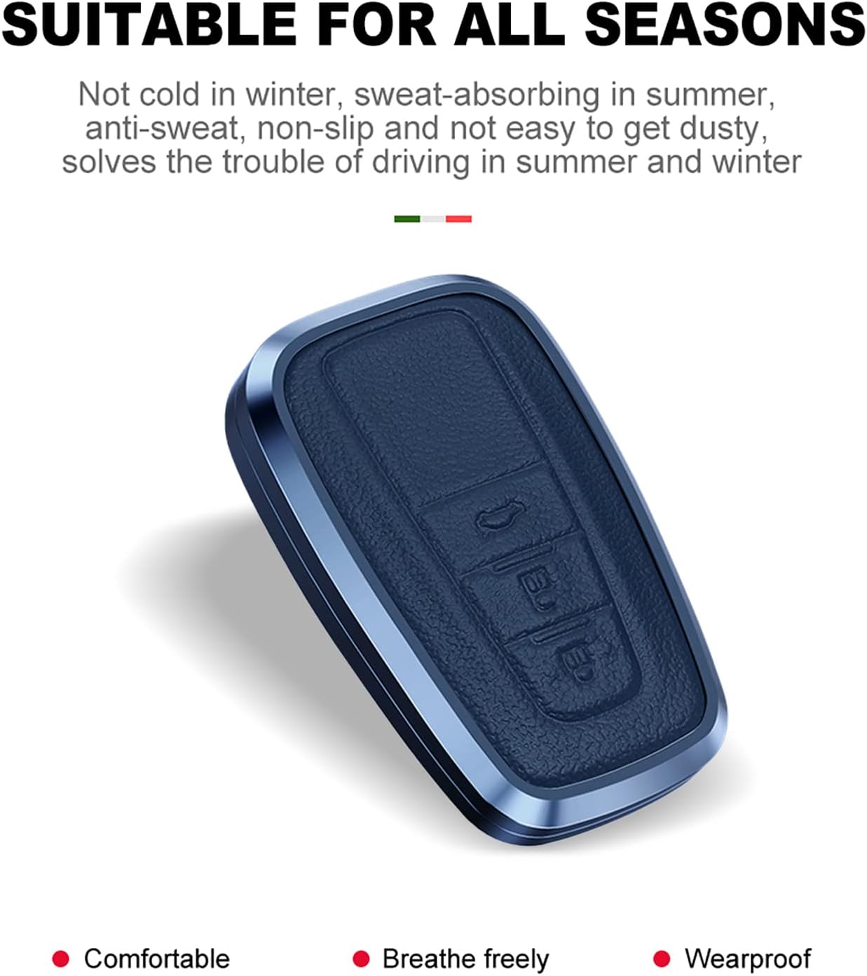 KUNGKIC Funda para llavero inteligente de coche para la serie Toyota, Azul