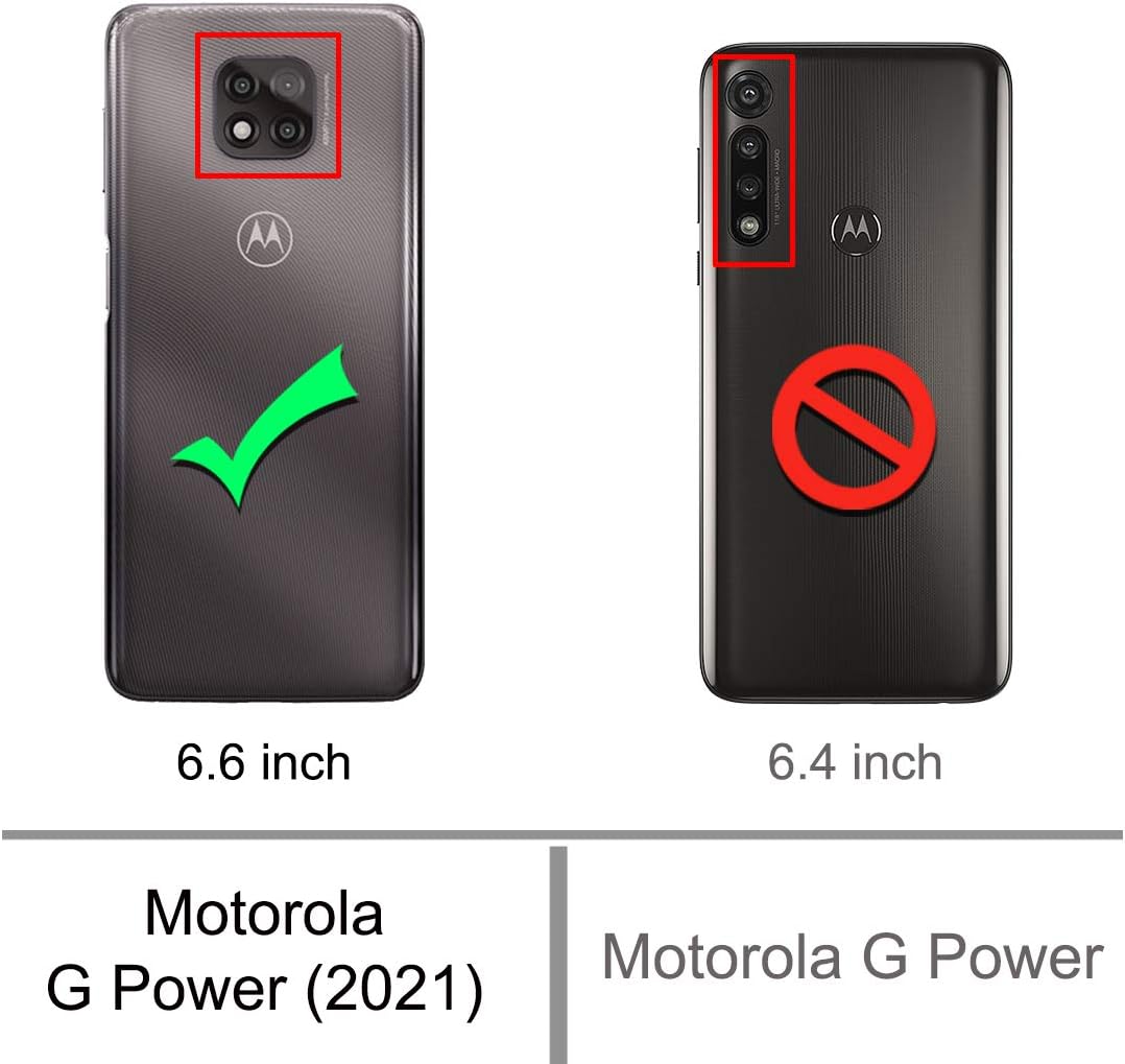 Osophter Funda para Moto G Power 2021, diseño floral floral para niñas y mujeres, absorción de golpes, flexible de goma TPU para Motorola G Power