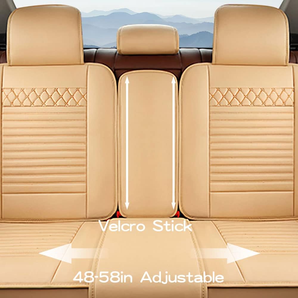 Funda de asiento de coche impermeable para Cadillac CT4 CT5 CTS Escalade SRX XT4 XT5 XT6 2001-2025, juego completo de protectores de asiento