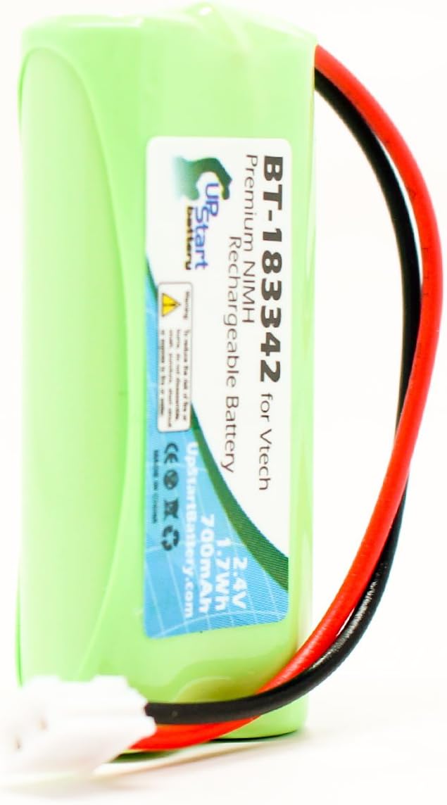 Batería de repuesto para VTech CS6719-2, compatible con batería de teléfono inalámbrico VTech (700 mAh 2.4 V NI-MH)