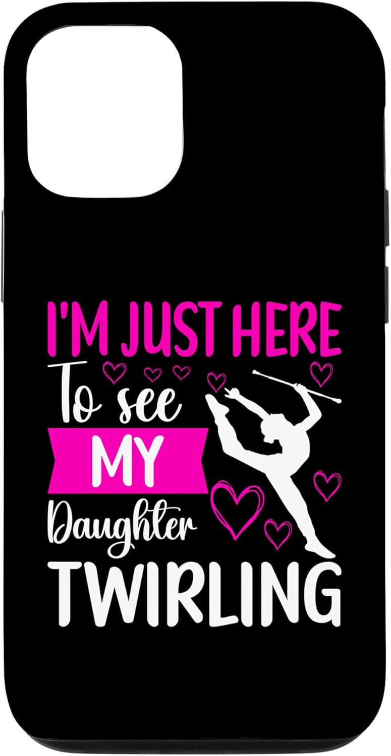 Funda para iPhone 14 Pro Baton Twirling Mom Majorette Baton Twirler