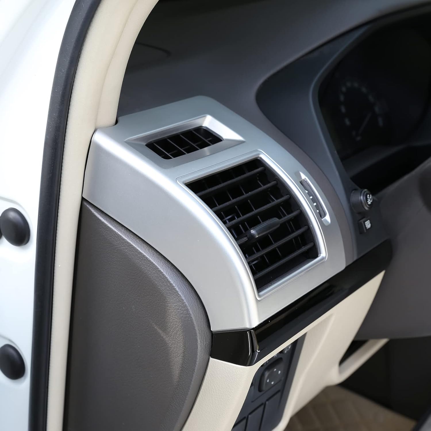 Compatible con ToyotLand Cruiser Prado FJ150 150 2010 2011 2012 2013 2014 2015 2016 2017 2018 2019 ABS consola lateral de aire acondicionado