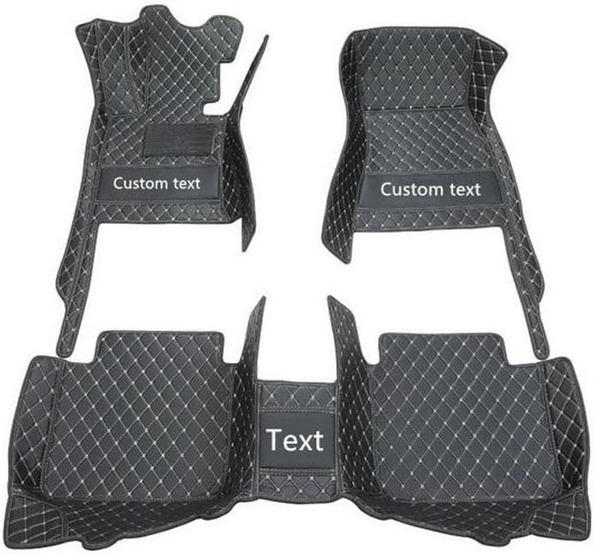 MOUPL – Alfombrillas de cuero de protección para todo tipo de clima para coches, SUV y camiones según el modelo automotriz (marrón claro)