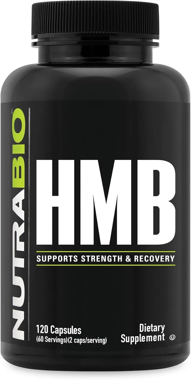 NutraBio HMB 1000mg- 120 Cápsulas