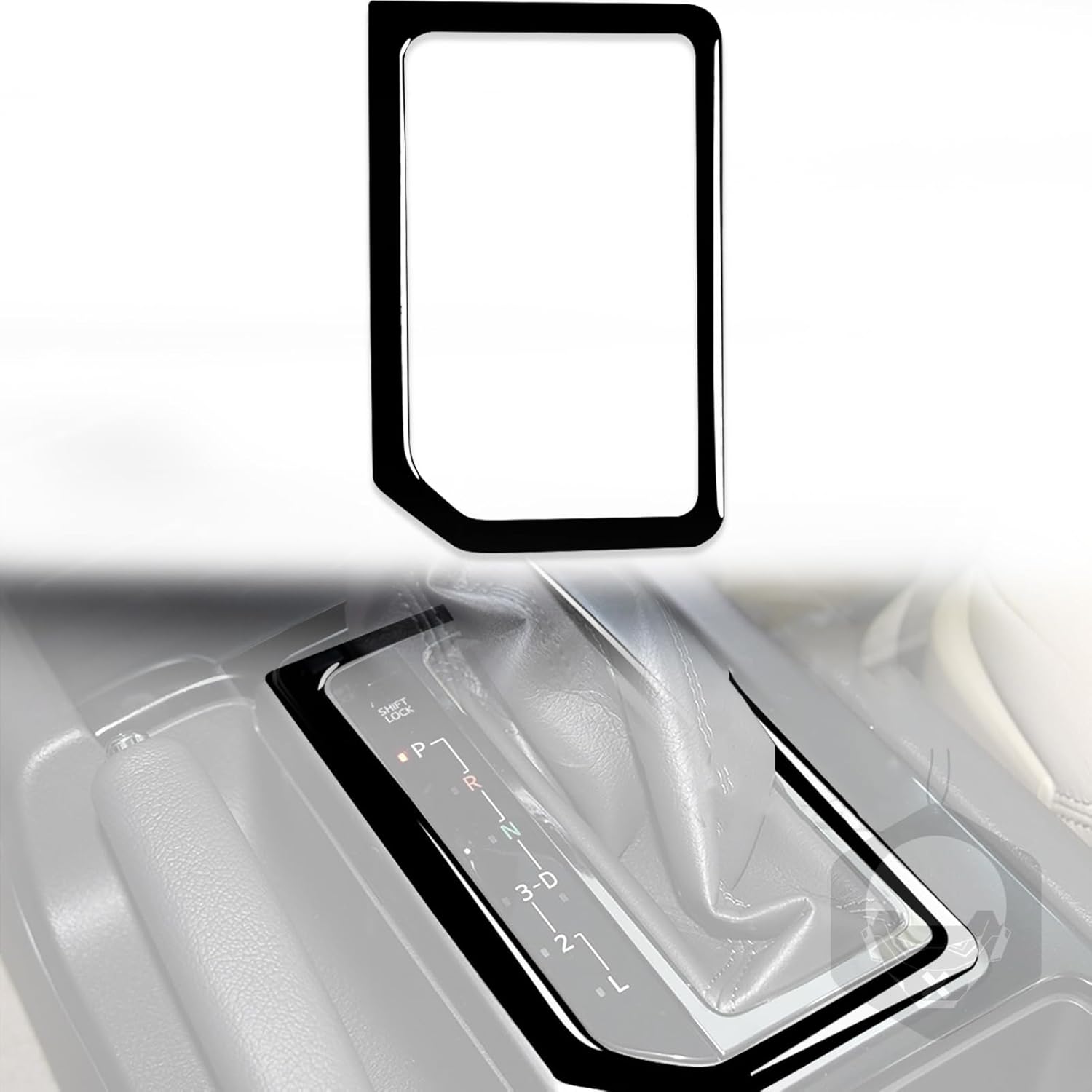 Car Center Conosle – Cubierta para panel de cambio de marchas, calcomanía de control compatible con Toyota Land Cruiser Prado 2010 2011 2012 2013
