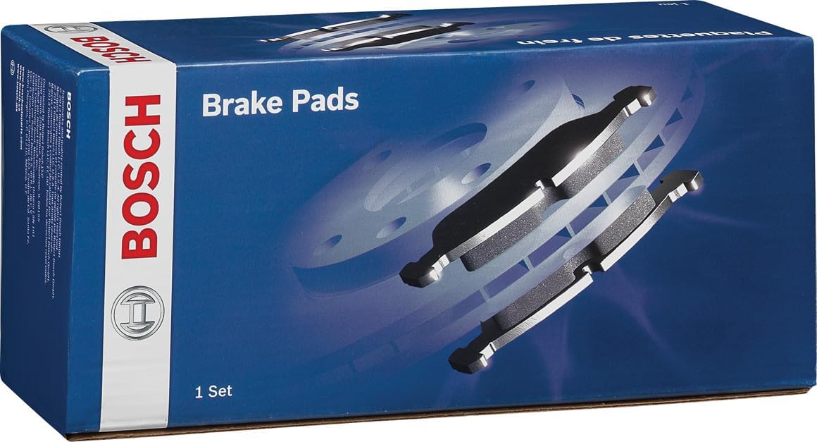 BOSCH BE2089H Juego de pastillas de freno de disco de cerámica azul con herrajes, compatible con Honda Odyssey seleccionada parte delantera