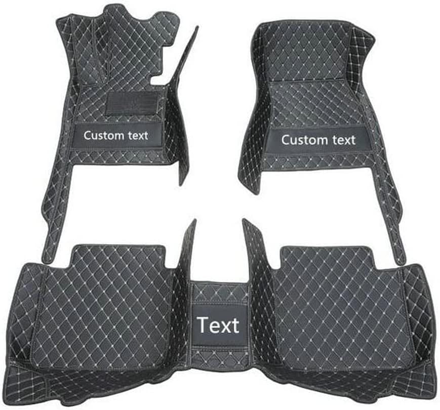 QILIA Alfombrillas personalizadas para el 99 % de los sedán, SUV, automóvil, deportivo, para todo tipo de clima, cobertura completa, impermeables,
