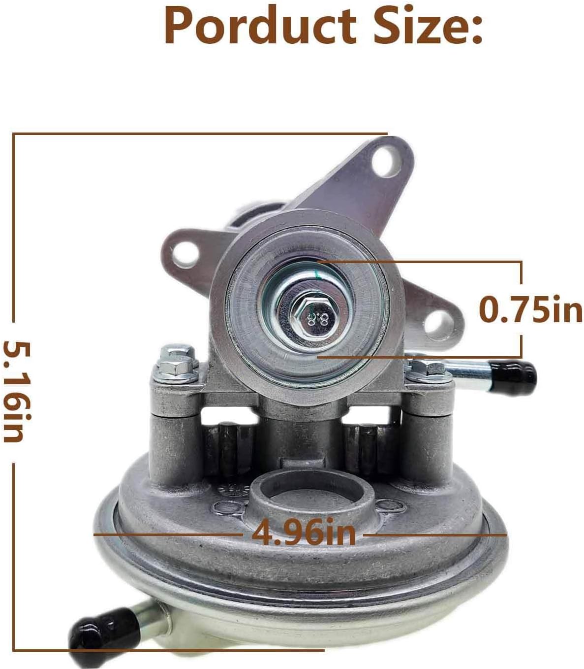 Nueva versión de bomba de vacío de freno 97548186, compatible con Isuzu NPR NQR N-Series 2020-2022 2020.5+ (serie i). Número de pieza 290KT00030,