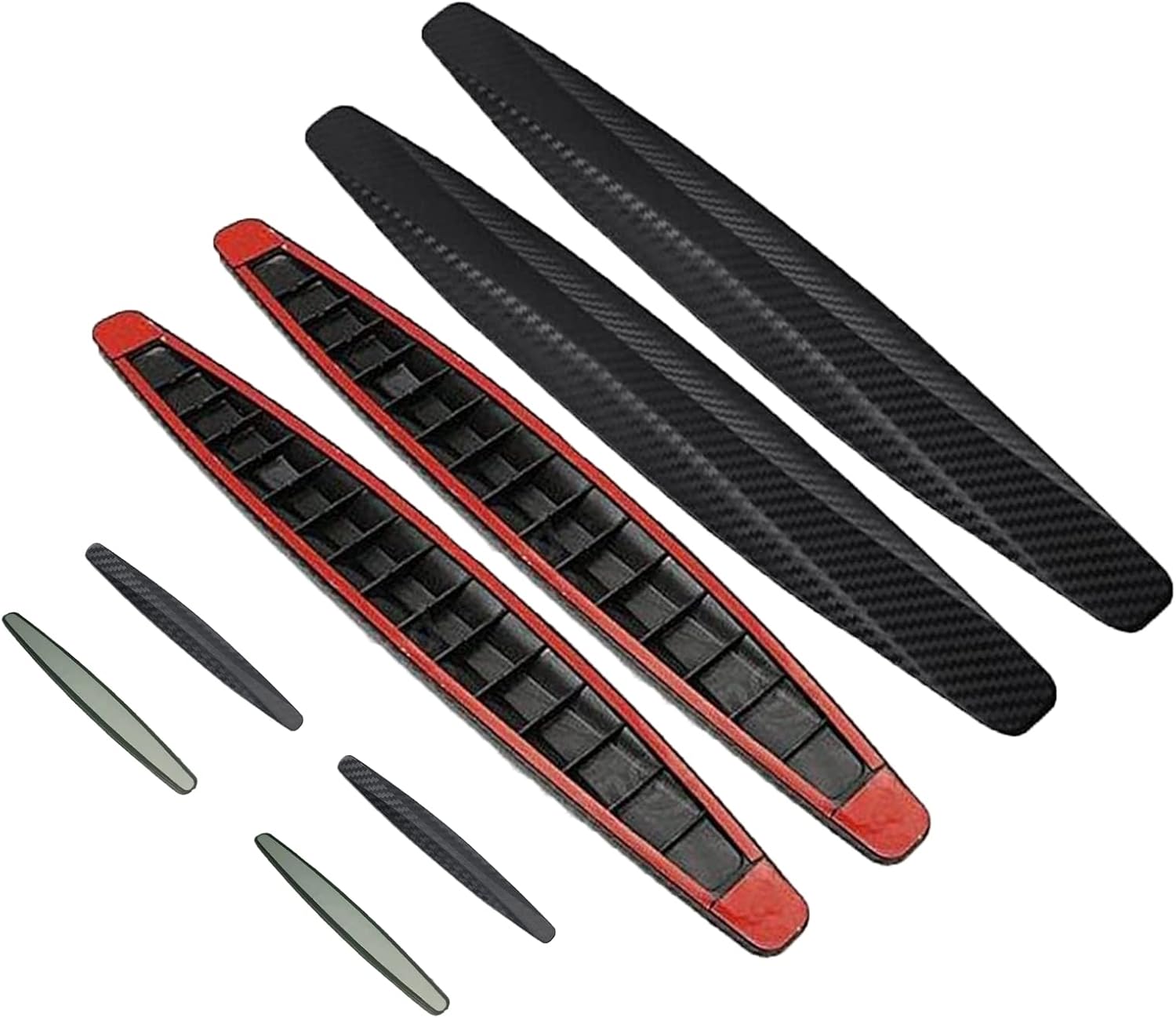 Paquete de 8 parches anticolisión para parachoques de automóvil, antiarañazos, protector universal para parachoques trasero de automóvil,