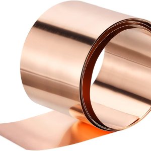uxcell Rollo de lámina de cobre de 137.795 in x 7.874 in x 0.004 in, 99.9% de tira de cobre puro, placa de lámina de metal intermitente de cobre uxcell Rollo de lámina de cobre de 137.795 in x 7.874 in x 0.004 in, 99.9% de tira de cobre puro, placa de lámina de metal intermitente de cobre