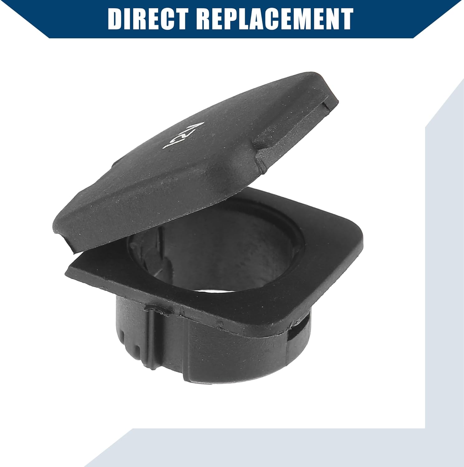 BB5Z-19A487-BATapa delantera derecha12V para Ford F-150 para Ford Edge 2011-2021  Tapa de enchufe para encendedor de cigarrillosImpermeablePlástico