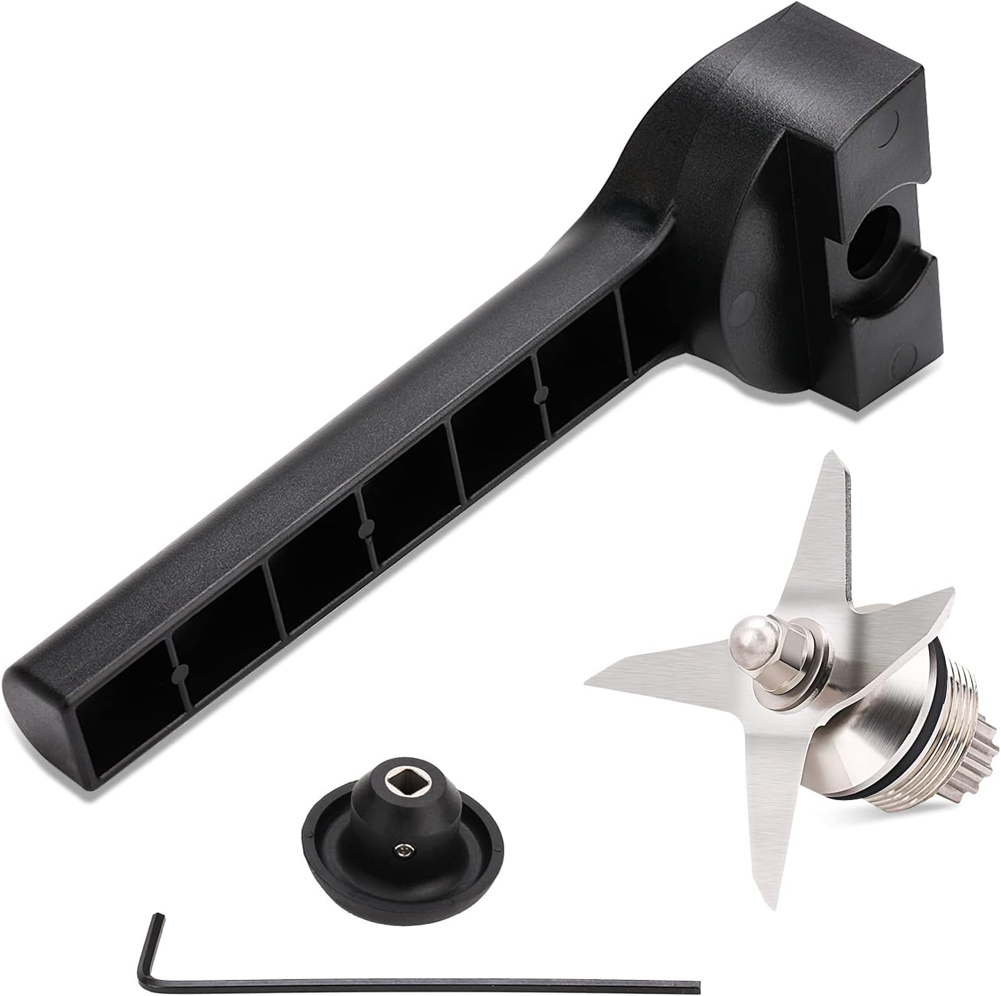 Blender – Conjunto de cuchilla húmeda con llave y kit de herramientas de extracción de enchufe de accionamiento, piezas de repuesto compatibles con