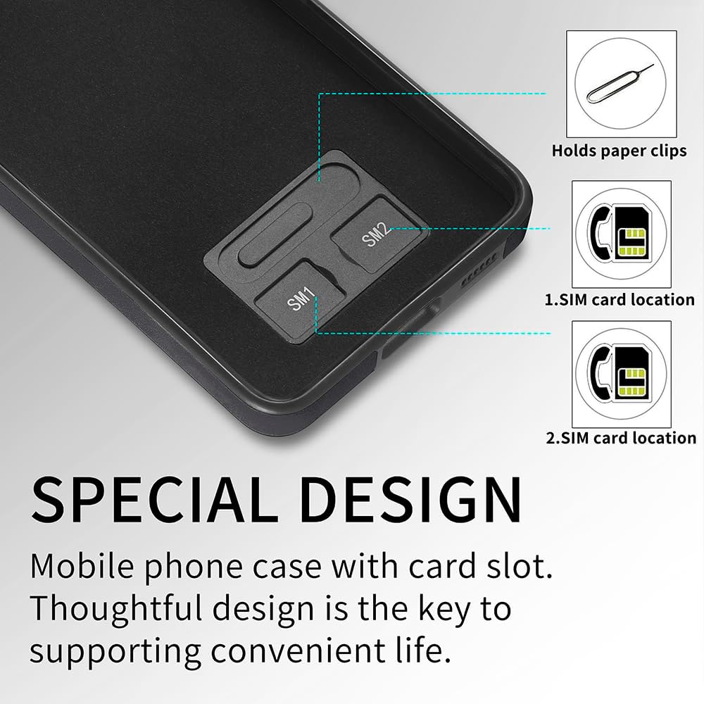 Asuwish Funda tipo cartera compatible con Samsung Galaxy S23 Plus S23+ 5G y protector de pantalla de vidrio templado, soporte para tarjetas, soporte