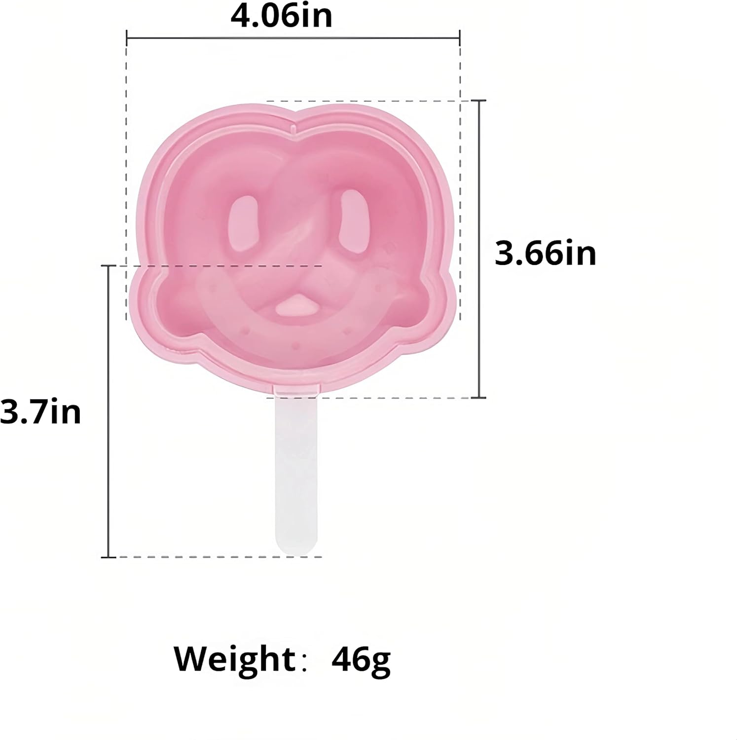 Paquete de 2 moldes de silicona para hacer paletas de helados, moldes de helado congelados, accesorios de cocina, leche materna de fácil liberación,