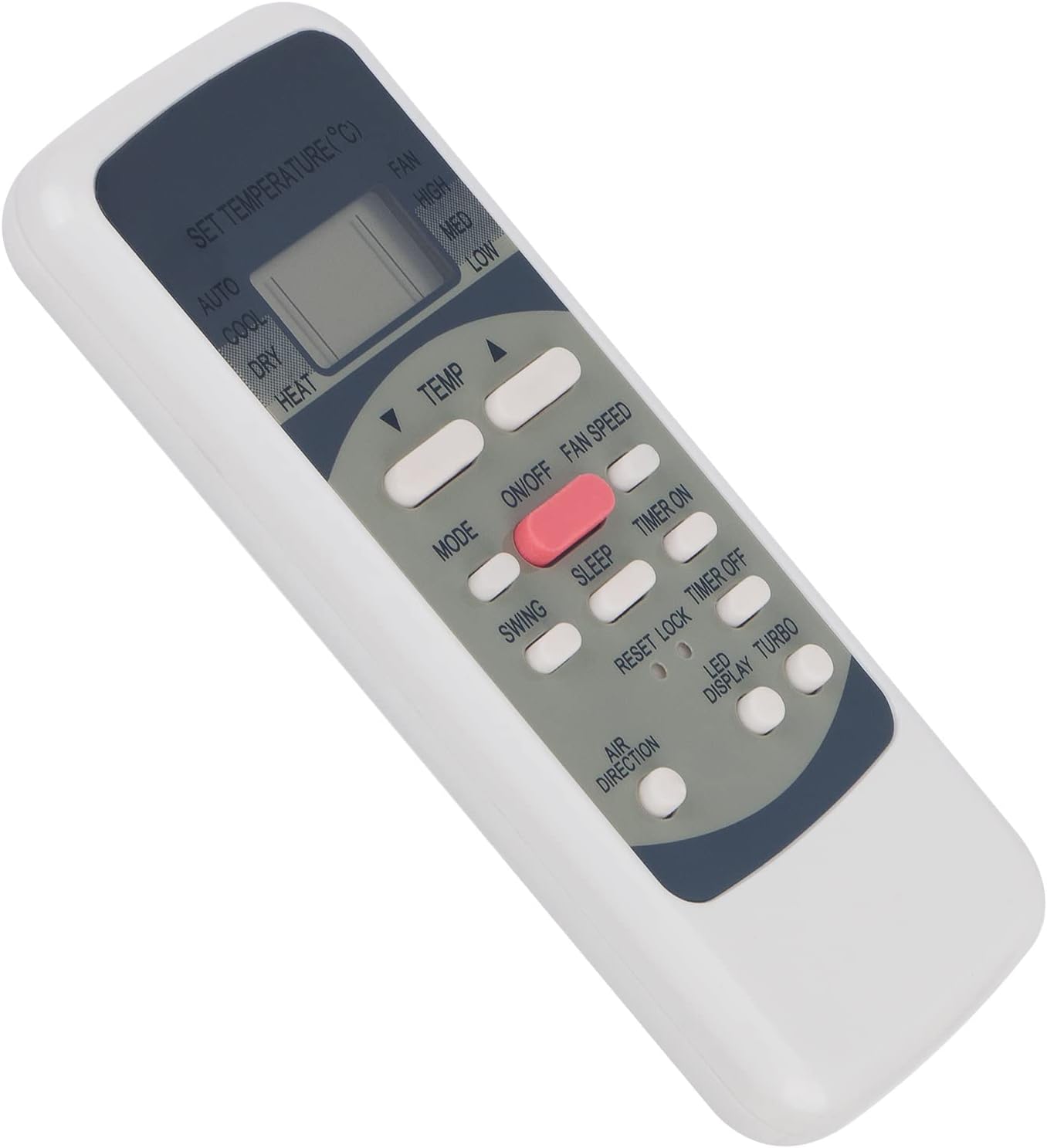 Econtrolly Control remoto reemplazado R51ME para aire acondicionado Midea R51L1BGE R51l5BGE R51l10BGE R51E R51CE R51MCE R51DE R51I4BGCE UL-R51ME