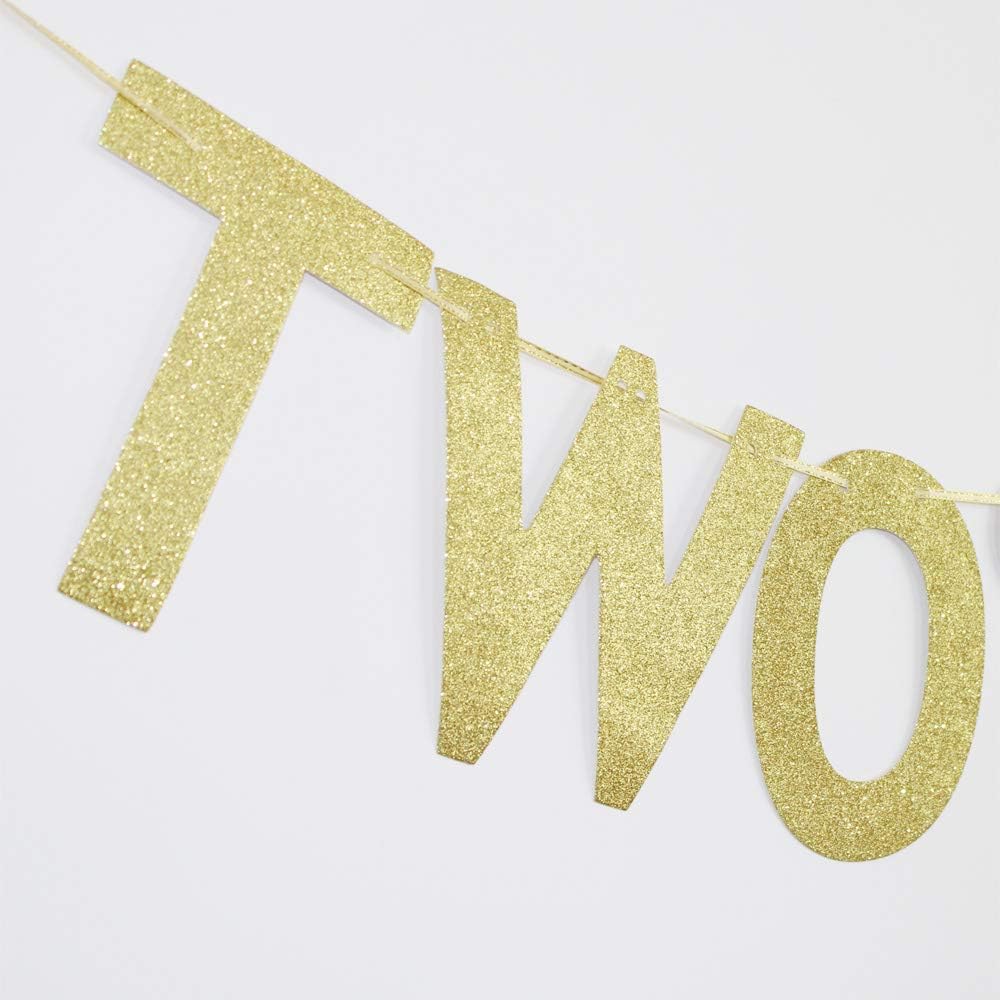 Dos carteles geniales, suministros de fiesta de segundo cumpleaños para bebé, decoración de fiesta de cumpleaños de niño y niño pequeño