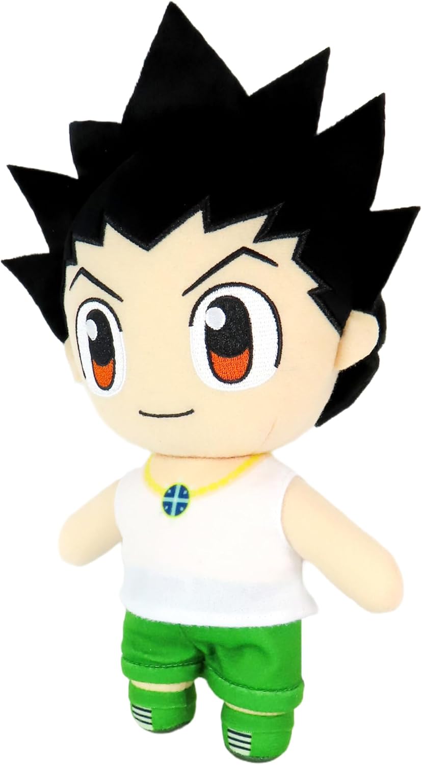 Great Eastern Entertainment Hunter X Hunter – Gon Freecss Change Face Plush de 8 pulgadas de alto
