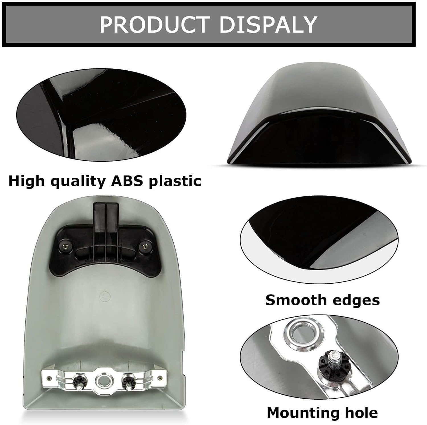 PSLER Cubierta trasera de carenado para asiento de pasajero trasero de motocicleta para Suzuki GSXR600 GSXR750 K1 2001-2003 y para GSXR1000 K2
