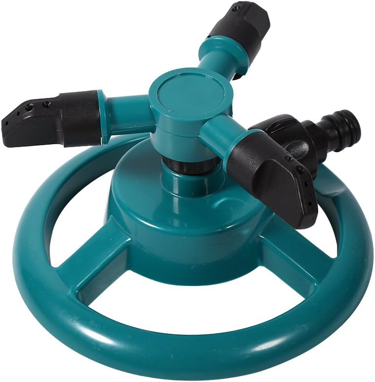 Rociadores para patio,Rociador,Aspersor de agua para césped,Aspersor de riego giratorio de 360 para jardín, sistema de riego de manguera de tubo de